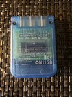 Sony Playstation Ps Official Memory Card Scph-1020 Transparent Blue