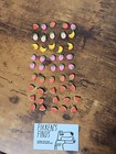 Brand New 45 Pieces Mini Fruit Erasers Bulk Small Cute Pencil Erasers         