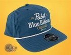New Pabst Blue Ribbon Beer Rope Pbr Vintage Ripstop Retro Men s Snapback Cap Hat