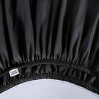 Mainstays Basic Value Microfiber Bed Sheet Set  Twin  Black  3 Piece