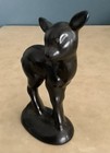 Vintage Rare Ceramic Hornsea Pottery Black Standing Fawn Cleve Pottery Beverley