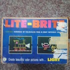 Vintage Lite Brite  Hasbro 1967  Light Bright  Original Pegs  Working Condition