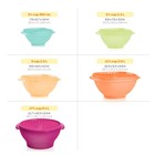 Tupperware Servalier Serving Bowl Set Of 5 Hot Pink Orange Delay Ship New