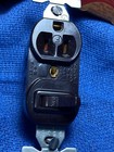 3213 Circle F Brown Single Pole Switch   Grounding Receptacle Combination Stack