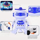 Kids Music Robot Toys Rotating Dance With Led Light Electronic Walking Interacti