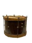 Painted 15   d X 11    Antique Marching Band Drum Ca  1900