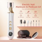 Professional Manicure Pedicure Kit  Electric Nail File Set 15 Speeds Hand Foot  