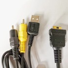 Usb Charge Data Sync Av Cable For Sony Cyber-shot Dsc-s60 Dsc-s90