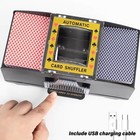 2 Deck Automatic Card Shuffler Poker Cards Shuffling Machine Casino Playing Game