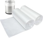 3 Gallon Small Clear Bathroom Trash Bags  Office Wastebasket Liners Garbage B   
