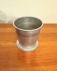 Vintage Girl Scouts  gs  Emblem Aluminum Collapsible Cup   Bonus Gold Star Pin 