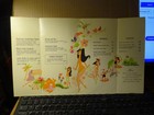 Rare Antique 1960s Disneyland  tahitian Terrace Luncheon Menu 