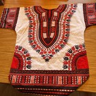 Dashiki Mens Shirt African Top Hippie Vintage Tribal Boho Women Blouse M