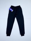 New With Tags Official Nba Logo Black Fleece Youth Jogger Sweatpants Size S