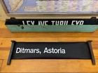 Ny Nyc Subway Large Roll Sign Ditmars Avenue Astoria Queens Ny Elmhurst Bmt Line