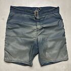 Vintage 80s Birdwell Beach Britches Board Shorts Trunks Faded Navy Men Size 30 