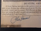 Calvin Griffith   Phil Howser Period-signed 1939 Charlotte Hornets Photo