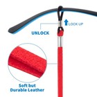 Bilione Eyeglass Strap  6 Pcs 2 Styles Premium Leather Glasses Holder Chain     