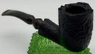Vintage Pipe Lon Freehand Estate Briar Pipe Plateau Rim 1970s Danish Style