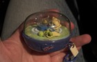 Littlest Pet Shop  lps  Take-along Clip-on Keychain Featuring A Tabby Cat 2007 