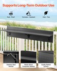 Balcony Hanging Table 12 X 48 In Outdoor Patio Railing Bar Table Foldable
