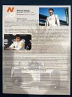 2024 Nolan Siegel Signed Indianapolis 500 Hero Photo Card Indy Car Indy 500