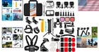 Action Camera Accessories Kit For Gopro Hero 13 12 11 10 9 Black  Waterproof    