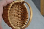Antique Basket  Miniature Melon  Splint Ash Sm 3 X3 Gods Eye Hand Made Original