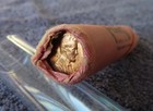 1957-d   original Bank Wrap     Uncirculated Lincoln Cent Roll - Obw  Pennies