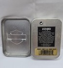 Retired Harley Davidson Zippo Lighter American Made Motorcycles Open Box 