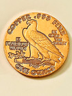 Indian Incuse 10 Ounces Of Copper Coins 1 Oz Each  0 63 Lbs  By Reedersong