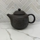 Vintage 1970s Clay Teapot With Writing     Yixing Zisha Clay  see Description  