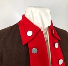 American Patriot  lottery Coat  - Brown   Red Size 46
