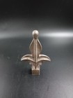 Vintage Cast Iron Fleur De Lis Fence Finial Post Topper Rustic Decor 5 25 