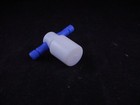 Chemglass Teflon Ptfe  16 Standard Taper Stopper Flask Length Blue Handle 1 pack