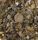 Genuine Steampunk Gears Cogs Old Watch Parts Pieces Jewelry Vintage 30g 1oz