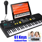61-key Electronic Keyboard Portable Digital Music Piano With Stand   Microphone