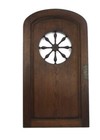 Antique French Breton Hand Carved Wood Oak Door Panel Reclaimed Architectural Fa