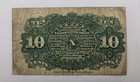 --- Nice --- 1863 4th Issue 10 Cents Fractional Currency Circulated Us Old Money