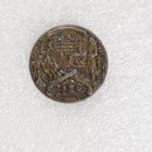 Antique American Revolutionary War Pinback Button Historical Scene