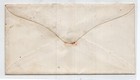C1865 Burlington New York Town Cancel Barred Killer Cover 3c  65 Otsego Cnty Dpo