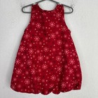 Roots Canada Pants Set Toddler 2xl Red Bubble Hem Sleeveless Holiday Valentine