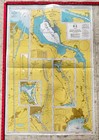 Admiralty 233 Suez Canal  qanat As Suways  Egypt Nautical Genius Wall Map Chart
