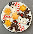 Artisan 1 12 Christmas Cookies Signed Dollhouse Miniature Christmas Decor