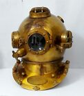 Us Navy Mark V Diving Divers Helmet Solid Steel Full Size Marine Sea Scuba Gift
