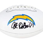 J k  Dobbins Signed Los Angeles Chargers Official Nfl Team Logo Football  becket
