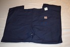 Carhartt Fr Flame Resistant Cat 2 Navy Dungaree Work Pants 73478-20  36  38  40