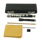 Plated C Piccolo With Hard Case Student Kids