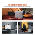 Outdoor Diesel Forced Air Space Heater 2kw 12v 24v With Mobile App   Co Alarm