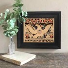 Scherensnitte Paper Cutting Antique Vintage Style Eagle Folk Art Framed Eagle 